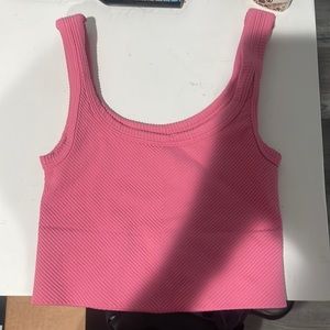 tilly’s full tilt chevron tank pink